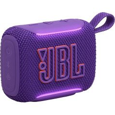 JBL GO 5 Ultra‑tragbarer Bluetooth‑Lautsprecher mit großem JBL Pro Sound und kräftigem Bass, AirTouch‑Pairing, wasserdichtes Design, 10 Stunden Wiedergabezeit, Lila