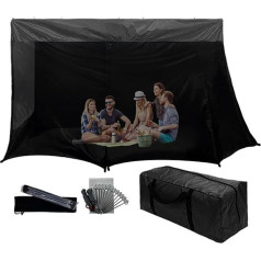 Auto,UV-Beständige Und wasserdichte Überdachung,320x198x195 cm Winddichtes Tragbares Camping Mit Heckklappe | Für Outdoor-Aktivitäten Wie Wandern, Reisen, Angeln Mit