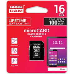 Goodram memory card microSD 16GB (M1AA-0160R12)
