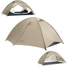 Naturehike Giling Pro Tent 1-2 Person 4 Season Tents Easy Setup Dome Tent, Ultralight & Waterproof for Backpacking, Hiking & Outdoor Use
