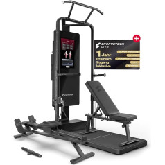 Sportstech sGym Pro – multifunktionale klappbare Kraftstation für Zuhause, 21