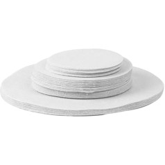 Rundes Filz Tischset and Platzsets 48 Stück mit Rutschfesten Topfuntersetzern und Platzsets Minimalistisches Design and Holztische Geeignet für Marmor