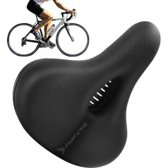 Bicycle Seat Cushion, Padded Bicycle Seat Cover, Waterproof Bicycle Saddle Cover, Shock Absorbing Seat Cushion, Comfortable, Breathable Saddle for Mountain Bikes and Road Bikes